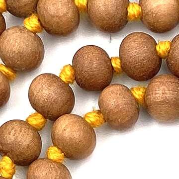 Sandalwood Scented Jaap mala 108+1 Beads Meditation Prayer Japa Mala
