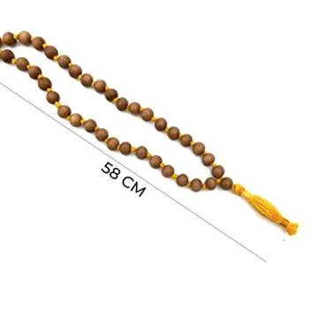 Sandalwood Scented Jaap mala 108+1 Beads Meditation Prayer Japa Mala