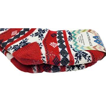 Kids Fluffy Thermal Sherpa Socks, 3 Pairs, Cute Christmas Slipper Winter Non Skid, Warm Ultra Soft Boys Girls