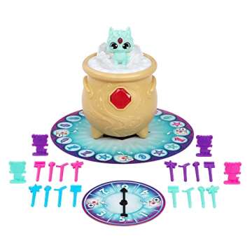 Magic Mixies Potion Game, Place The Magic Ingredients Into The Cauldron and Make The Mixie Pop Up to Win