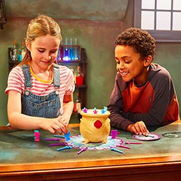 Magic Mixies Potion Game, Place The Magic Ingredients Into The Cauldron and Make The Mixie Pop Up to Win