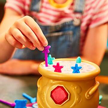 Magic Mixies Potion Game, Place The Magic Ingredients Into The Cauldron and Make The Mixie Pop Up to Win