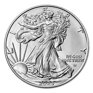 2023 American Silver Eagle Coin - 1 oz Brilliant Uncirculated