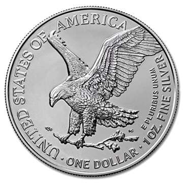 2023 American Silver Eagle Coin - 1 oz Brilliant Uncirculated
