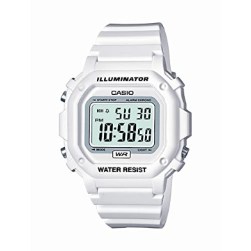 Casio F108WHC Series Digital Watch | Retro Style | Water Resistant | Alarm Features | LED Light | Du...