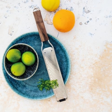 Microplane Master Series Zester Grater with Wood Handle