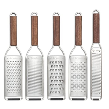 Microplane Master Series Zester Grater with Wood Handle