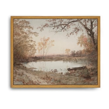 Roslynity Vintage Canvas Wall Art for Home Decor