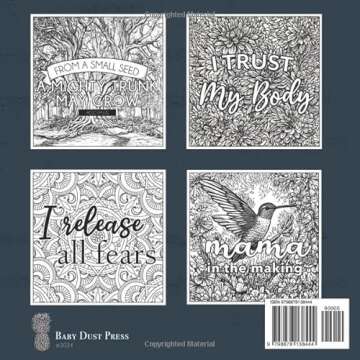 IVF Fertility Affirmations Coloring Book & Journal: A Supportive Keepsake For Women Trying To Concei...