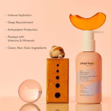 Evereden Kids Multi-Vitamin Body Lotion (6.8 fl.oz., Fresh Pomelo): Gentle & Non-Toxic Moisturizing ...