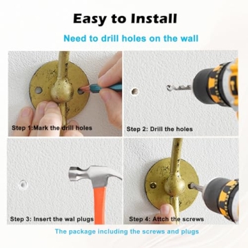 ICCTUO Vintage Hand Towel Holder with Candle for Elegance