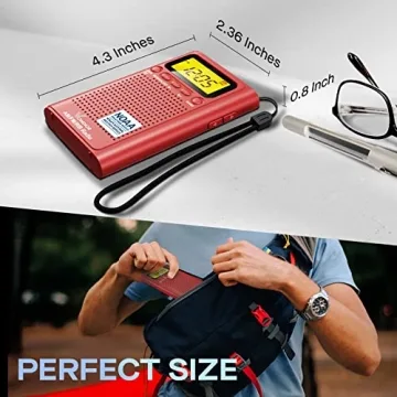 Vondior Portable NOAA Weather Radio with Best Reception