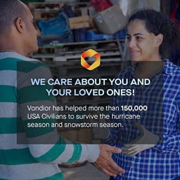 Vondior Portable NOAA Weather Radio with Best Reception