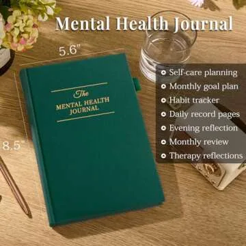 Mental Health Journal, Anxiety & Guided Journal for Women, 91 Days Self-Care Journal to Practice Pos...