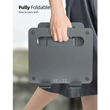 Nulaxy Adjustable Laptop Stand for All Laptops - Ergonomic Design