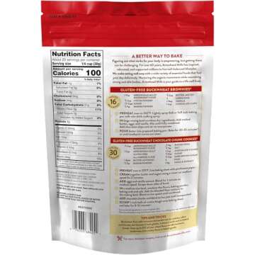 Arrowhead Mills Organic Gluten Free Buckwheat Flour, 22 oz