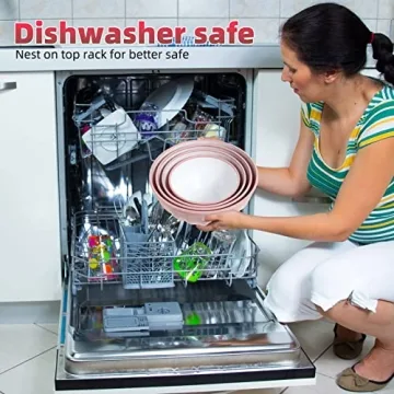 JCXivan Stylish Mixing Bowls Set with Lids - 4 Piece