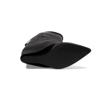 Steve Madden Women's Corenne Knee High Boot, Black Leather, 7.5