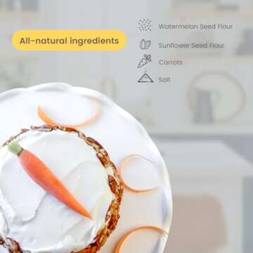 Good Dees Low Carb Baking Mix, Carrot Muffin & Cake Mix, Keto Baking Mix, No Sugar Added, Gluten Free, Dairy-Free, Diabetic (Pack of 1)