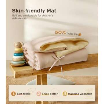 Little Dove Play Tent with Mat and Star Lights