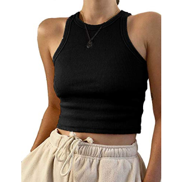 Buy MISSACTIVER Women Basic Crop Tank Top Stylish Comfort