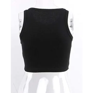 Buy MISSACTIVER Women Basic Crop Tank Top Stylish Comfort