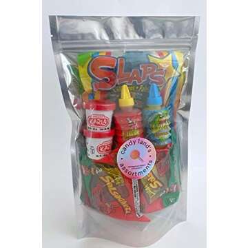 Slaps Lollipop Candy DIY Kit- TikTok Famous - Mix Flavors of Mexican Candy