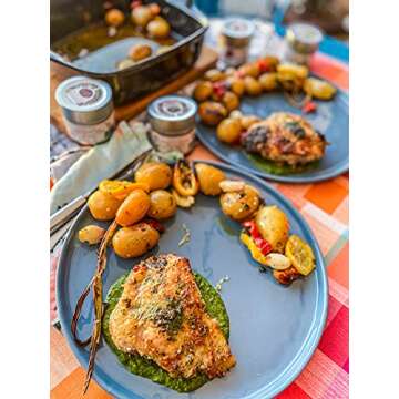 Portuguese Piri Piri Fire Seasoning | Gourmet Spice Blend | Non GMO, All Natural | Handmade in Small Batches in USA | Artisanal Seasoning Mix | Magnetic Tin | GLP-1 Friendly | Sustainably Sourced Rub | Ultra Premium | Gustus Vitae | #790