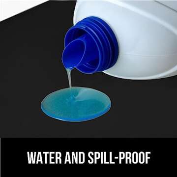 GORILLA GRIP ShelfGuard Wire Shelf Liner Compatible with Amazon Basics Shelving Unit, Set of 4 Waterproof Liners for Organizing Metal Rack Shelves, Kitchen Cabinets, Cupboard, Pantry, 18x36 Black