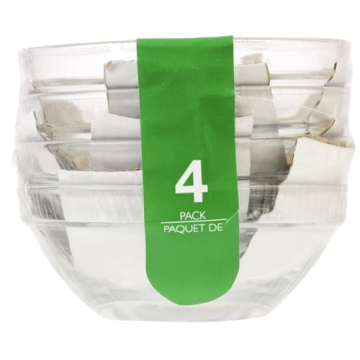 Greenbrier 3½" Glass Prep Bowls Set - Versatile and Stylish