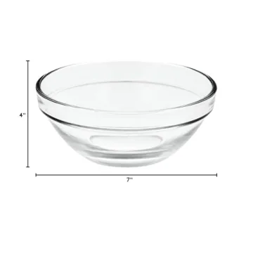 Greenbrier 3½" Glass Prep Bowls Set - Versatile and Stylish