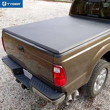 Tyger Auto T3 Soft Tri-fold Truck Bed Tonneau Cover Compatible with 2017-2025 Ford F-250 F-350 Super Duty | 6.75' (82") Bed | TG-BC3F1124
