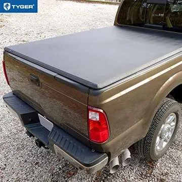 Tyger Auto T3 Soft Tri-fold Truck Bed Tonneau Cover Compatible with 2017-2025 Ford F-250 F-350 Super Duty | 6.75' (82") Bed | TG-BC3F1124
