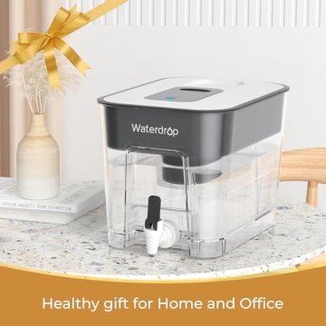 Waterdrop 40-Cup Water Filter Dispenser for Clean Hydration