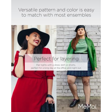 MeMoi Plus Size Fishnet Thigh High Stockings for Women