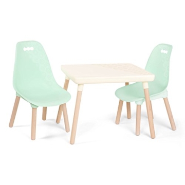 B. Toys B. Spaces Table & Chair Set - Fun, Safe Toddler Furniture