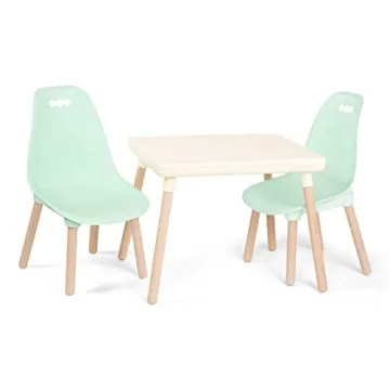 B. Toys B. Spaces Table & Chair Set - Fun, Safe Toddler Furniture