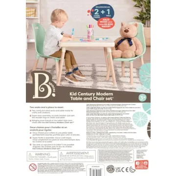 B Toys B Spaces Table Chair Set Safe Fun Toddler Furniture