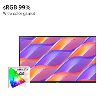 Acer 27 Inch 4K IPS Monitor with 99% sRGB Color