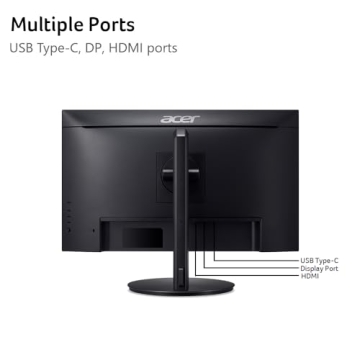 Acer 27 Inch 4K IPS Monitor with 99% sRGB Color