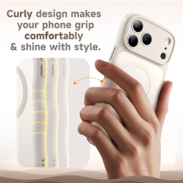 XWZ for iPhone 17 Pro Max Case for Women Girls,Compatible with MagSafe,Camera Control,Full Camera Pr...