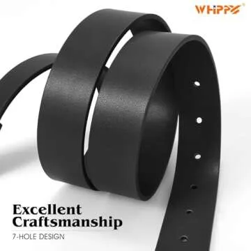 WHIPPY Women Leather Belt for Jeans and Dresses
