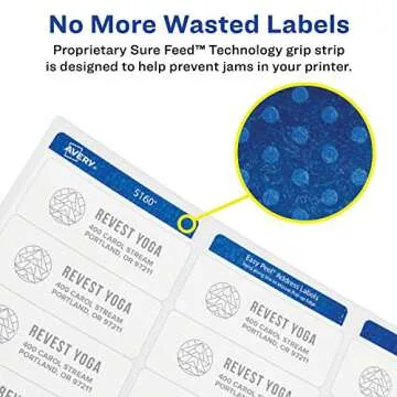Avery Matte White Round Labels, 400 Stickers, Easy Customize