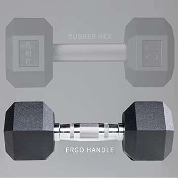 REP FITNESS Ergo Dumbbell Set with Rack for Home Gyms