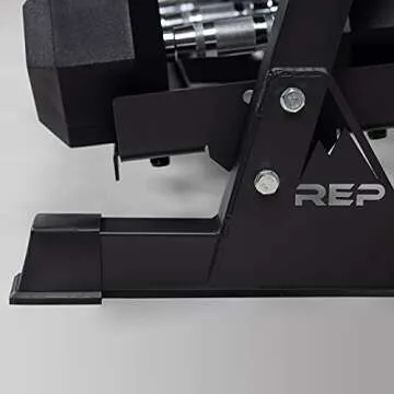 REP FITNESS Ergo Dumbbell Set with Rack for Home Gyms
