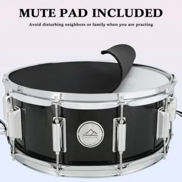 EASTROCK Snare Drum Set for Students with Gig Bag