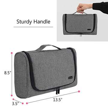 Teamoy Travel Storage Bag Compatible with Dyson Airwrap Styler, Portable Travel Organizer for Airwrap Styler and Attachments, Gray
