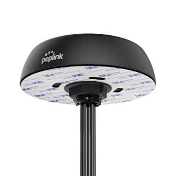Peplink Cellular and WiFi Antenna Mobility 42G 5G/LTE 2x2 MIMO Dual Band (2.4GHz & 5GHz) External Router Computer Networking Antenna System with GPS receiver Robust IP68 Rating 6.5 ft, Black
