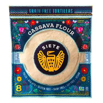 Siete Cassava Flour Grain Free Tortillas - 24 Delicious Tortillas