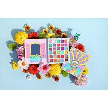 Rude Cosmetics Flower Child 30 Pressed Pigment and Shadows - Freshly Cut for Women - 1 oz Eye Shadow